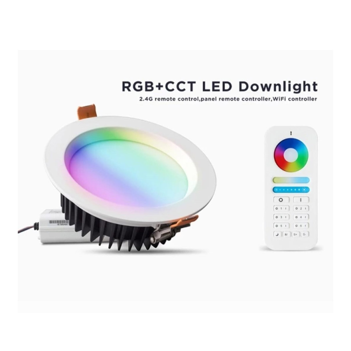 Buy SMART DOWN LIGHT ZIGBEE - RGBCCT - 4 INCH Online | Construction Finishes | Qetaat.com